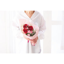 画像をギャラリービューアに読み込む, 【母の日専用】母の日　バラとスプレーカーネーションの花束《宅配価格》
